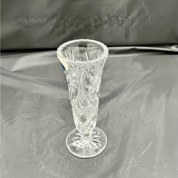 Vintage Bohemia Crystal Czech Republic Bud Vase - Picture 7 of 11